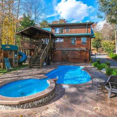 Pitter Patter Swimming Pool Ht Near D'Town Villa Gatlinburg Exteriör bild