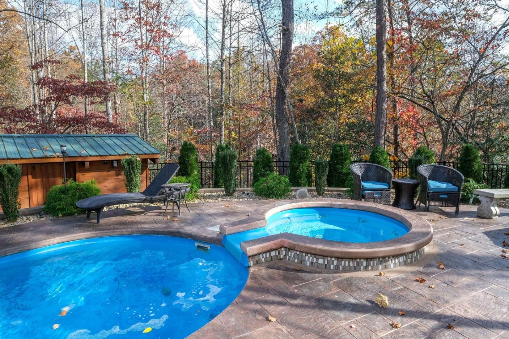 Pitter Patter Swimming Pool Ht Near D'Town Villa Gatlinburg Exteriör bild